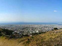 Kifisia in Athens panoramic view