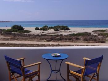 balcony with sea veiw naxos beach