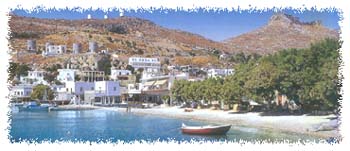 The beaches of Marikies and Koulouki