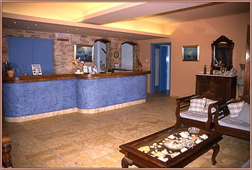 The Reception of Hotel Olympia